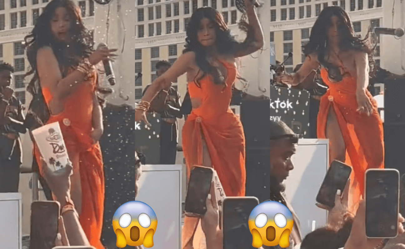 Cardi B Viral Moment Microphone Throw At Fan In Concert
